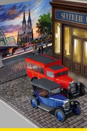 1/24 DIORAMA SPLENDID HOTEL Heller 52330 Veilige Betaling