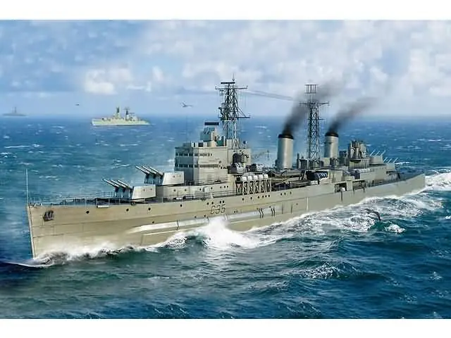 Voordeelprijs 1/700 Belfast 1959 Trumpeter 06702