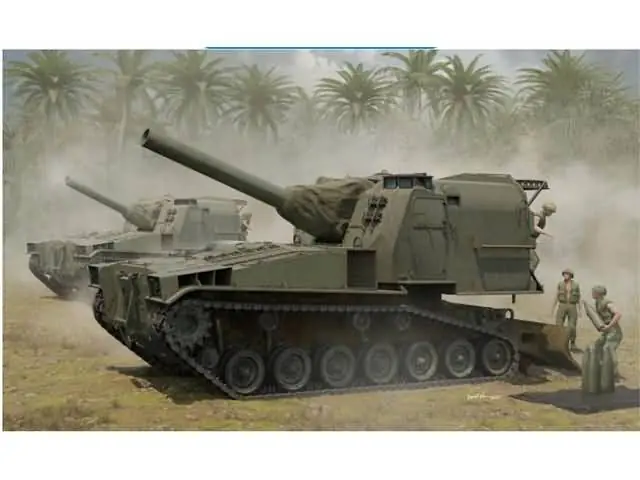 Gereduceerde Prijs 1/35 M55 203mm Self-Propelled Howitzer I Love Kit 63548