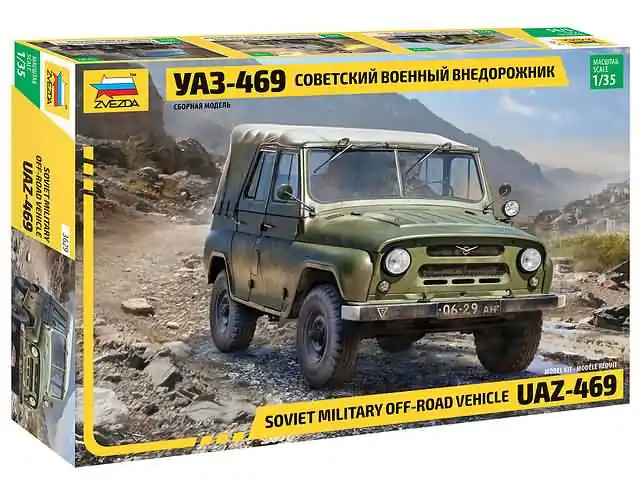 1/35 UAZ-469 Zvezda 3629 Fabrieksprijs