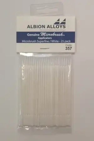 Seizoensaanbieding Microbrush Superfine 25 stk. Albion Alloys code 357