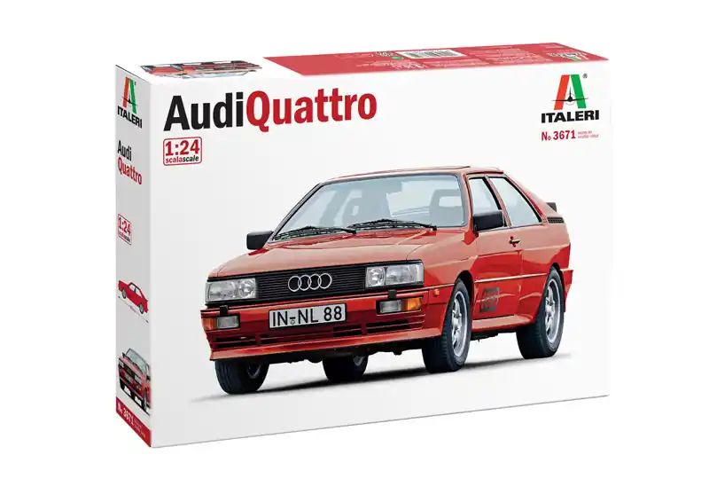 Finale Uitverkoop 1/24 Audi Quattro Italeri 3671