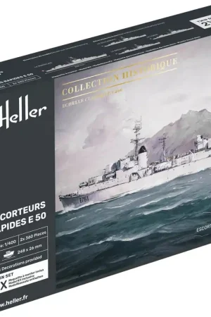 Uitverkoop 1/400 Escorteurs Rapides E 50 Heller 81093
