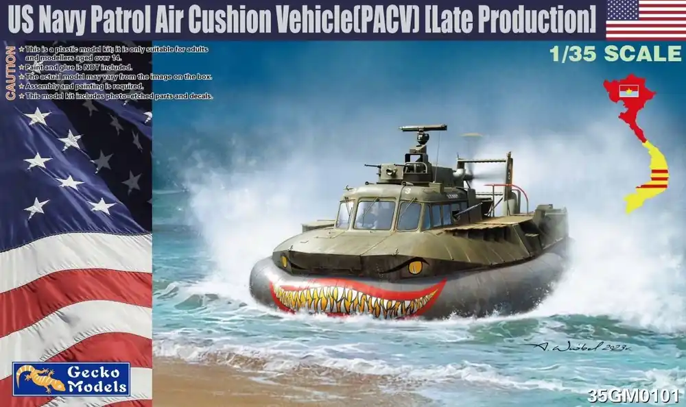 Populair 1/35 US Navy Patrol Air Cushion Vehicle (PACV) Gecko Models 35GM0101