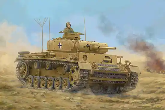 1/16 Pz.Kpfw.III Ausf.J Trumpeter 00955 Rechtstreeks Van De Fabrikant