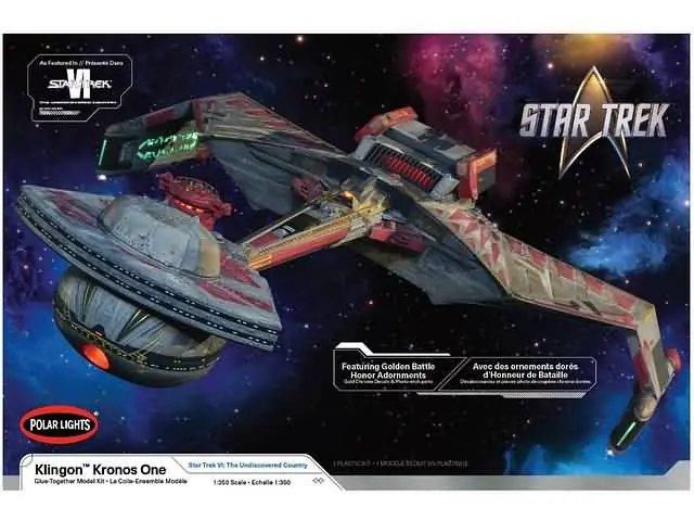 Shop Nu 1/350 Star Trek 6 The Undiscovered Country Klingon Kronos One Polar Lights 0997