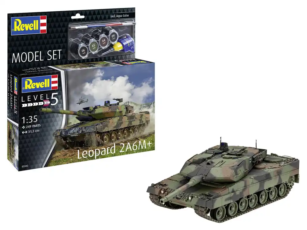 1/35 Model Set Leopard 2 A6M+ Revell 63342 Shop Nu