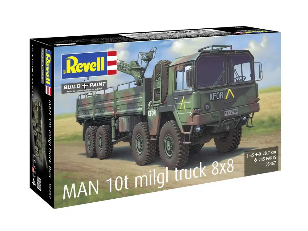 Merkproduct 1/35 MAN 10t milgl truck 8×8 Revell 03367