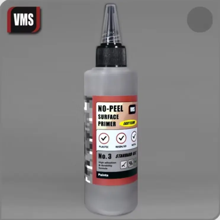 No-Peel Surface Primer Standaard Grijs 100ml VMS 721 Gecertificeerd