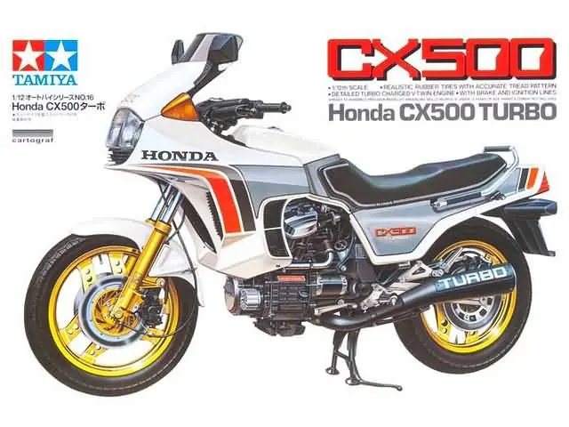 1/12 Honda CX500 Turbo Tamiya 14016 Direct Beschikbaar