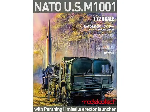 1/72 M1001 with Pershing II Missile Erector Launcher Modelcollect ua72084 Snelle Levering