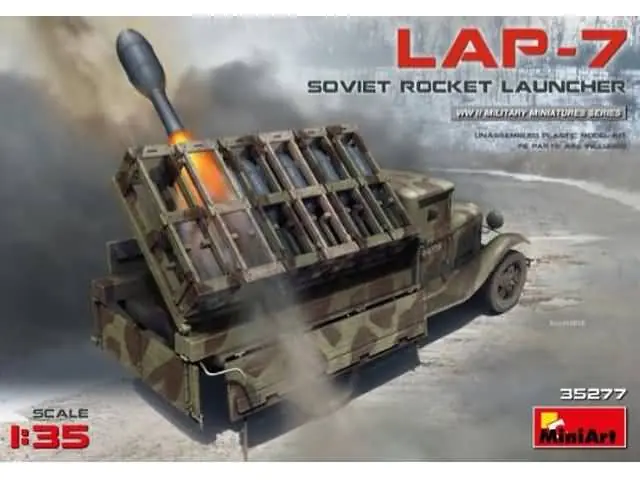 1/35 Soviet Rocket Launcher LAP-7 Miniart 35277 Bestseller