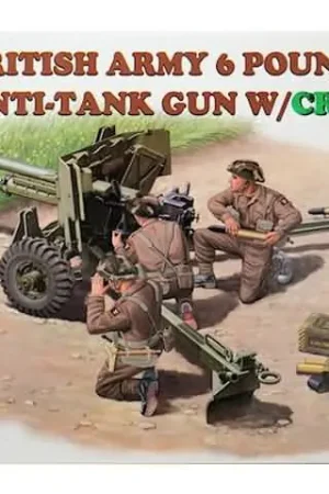 Bestseller 1/35 British Army 6 Pounder Infantry Anti-Tank Gun Riich RV 35042