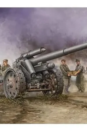 1/35 German s.10cm K.18 Cannon Trumpeter 02305 Korting