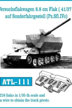 Versuchsfakwagen 8.8 cm Flak (41/37) auf Sonderfahrgestell (Pz.Sfl.IVc) Friul ATL-111 Premium