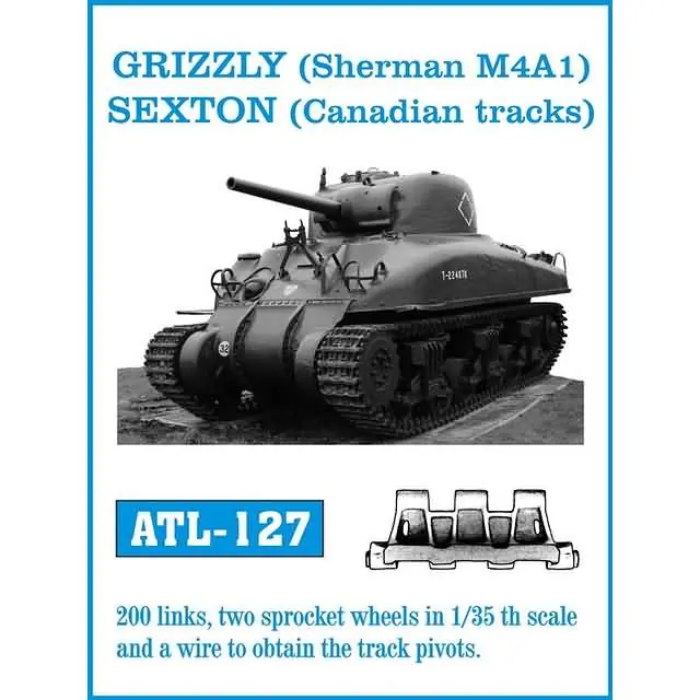 Veilige Betaling Grizzly (Sherman M4A1), Sexton (Canadian tracks) Friul ATL-127