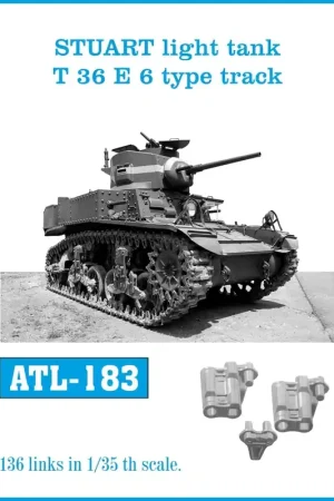 Betaalbaar Stuart light tank T 36 E 6 type track Friul ATL-183