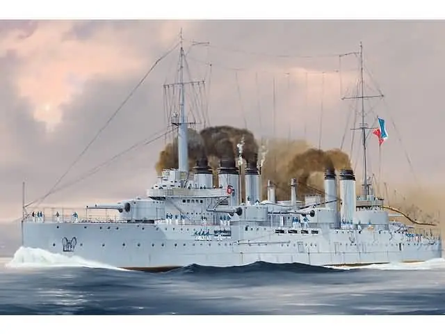 1/350 French Navy Pre-Dreadnought Battleship Danton Hobby Boss 86503 Favoriet