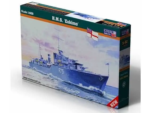 Korting 1/600 H.M.S Eskimo Mistercraft s-92