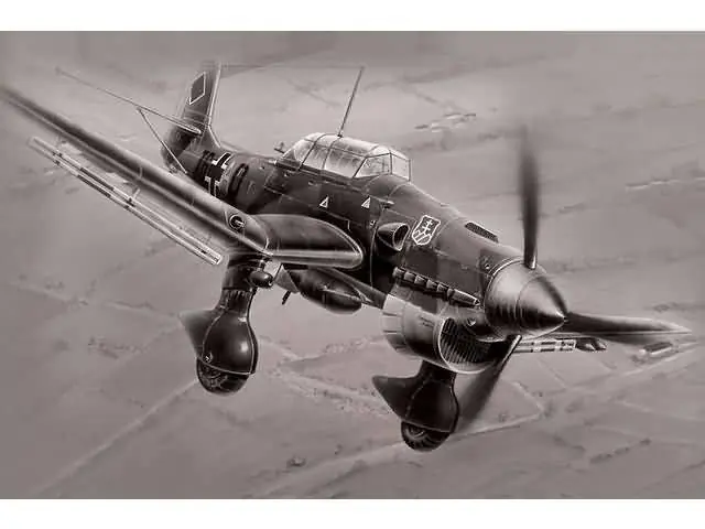 Beperkt Aanbod 1/72 Junkers Ju-87B2 Zvezda 7306
