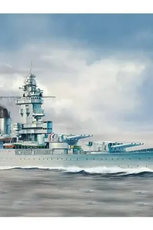 Flitsaanbieding 1/350 French Navy Strasbourg Battleship Hobby Boss 86507