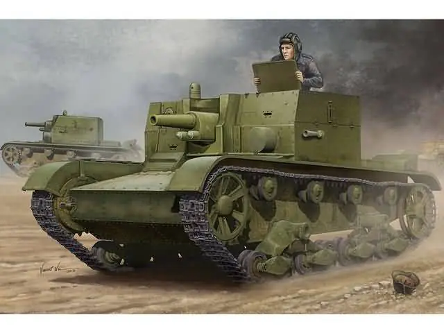 Goedkoop 1/35 Soviet AT-1 Self-Propelled Gun Hobby Boss 82499