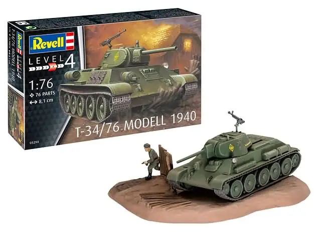 1/76 T-34/76 Model 1940 Revell 03294 Populair