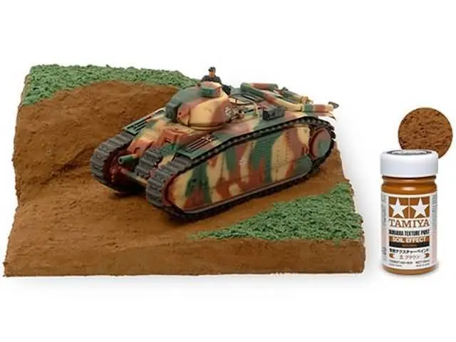 Alleen Vandaag Diorama Texture Paint 100ml – Soil Effect Brown Tamiya 87108