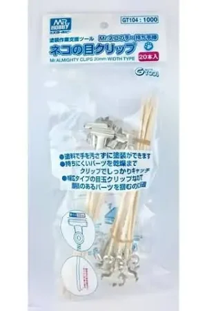 Goedkoop Mr. Almighty Clips 20mm Width Type Mr. Hobby GT-104