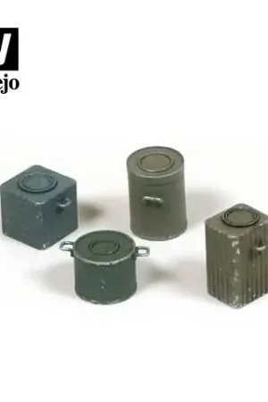 Rechtstreeks Van De Fabrikant 1/35 WWII German Food Containers Vallejo sc224