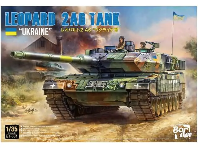 Laatste Versie 1/35 Leopard 2A6 ‘Ukraine’ Border Model BT-031