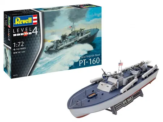 Uitverkoop 1/72 Patrol Torpedo Boat PT-160 Revell 05175