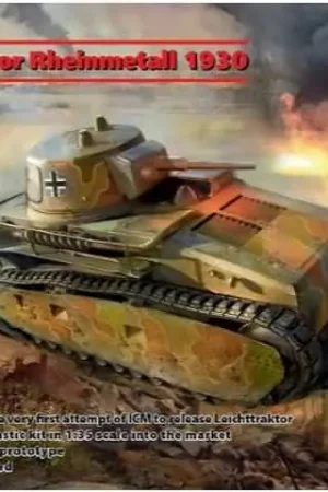 1/35 Leichttraktor Rheinmetall 1930, German Tank ICM 35330 Tijdelijk Beschikbaar