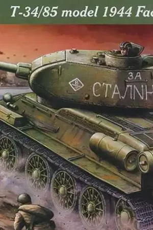 1/16 T-34/85 Model 1944 – Factory nr. 174 Trumpeter 00904 Dagaanbieding