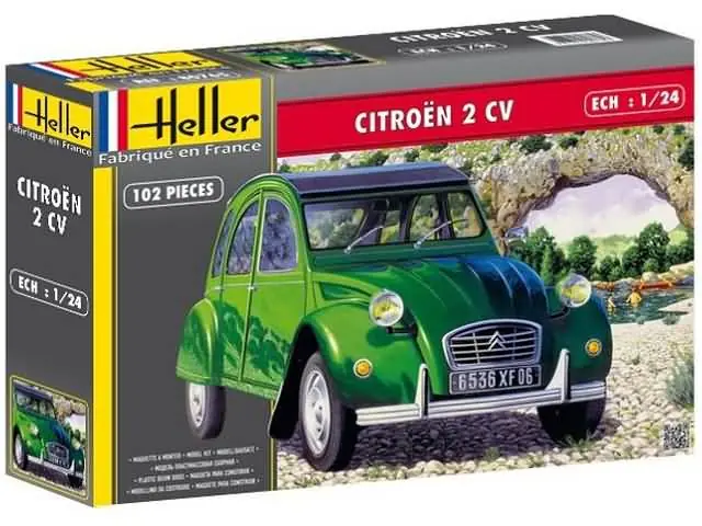 1/24 Citroën 2 CV Heller 80765 Meest Verkocht