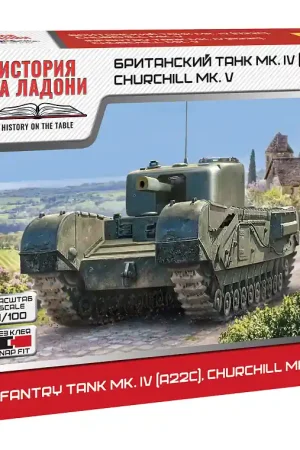 Exclusieve Aanbieding 1/100 Churchill MK.V Zvezda 6294