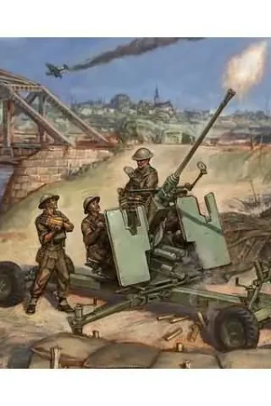 1/72 British Bofors 40mm Mk-2 AA-Gun Zvezda 6170 Laatste Versie