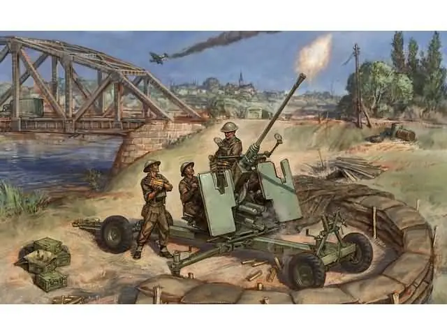 1/72 British Bofors 40mm Mk-2 AA-Gun Zvezda 6170 Laatste Versie