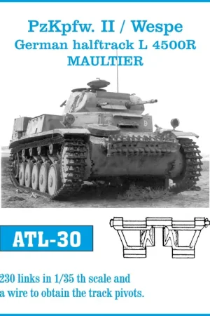 PzKpfw. II / German halftrack L 4500R Maultier Friul ATL-030 Betaalbaar