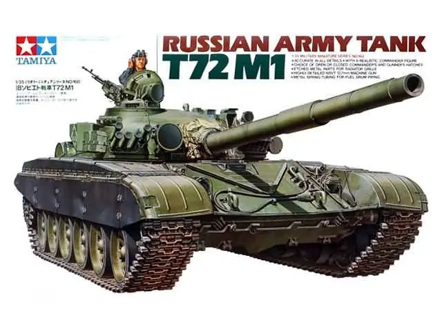 Weekendaanbieding 1/35 Russian Army Tank T72M1 Tamiya 35160