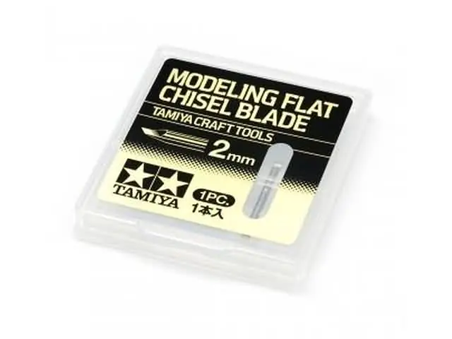 Weekendaanbieding Fine engraving blade 2mm Tamiya 74143