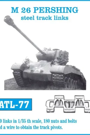 M 26 Pershing steel track links Friul ATL-077 Exclusieve Aanbieding