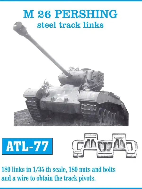 M 26 Pershing steel track links Friul ATL-077 Exclusieve Aanbieding