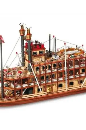 1/80 Raderstoomboot Mississippi Occre 14003 Direct Verzonden
