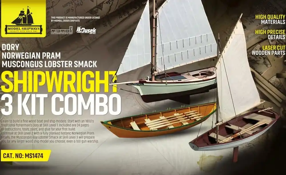 Shipwright 3 Kit Combo Model Shipways MS1474 Beperkt Aanbod