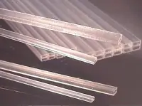 Snelle Levering Styreen transparant glashelder kokerprofiel hol – 33 cm Raboesch – 438
