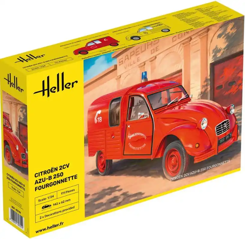 Dagaanbieding 1/24 Citroën 2CV Fourgonette AK 250 Heller 82701