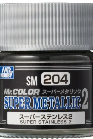 Bestel Nu Gunze SM204 – Mr. Color Super Metallic II – Stainless
