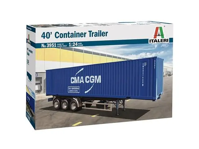 1/24 40′ Container Trailer Italeri 3951 Favoriet
