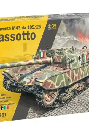 1/35 Semovente M43 ‘Bassotto’ Italeri 6751 Lage Kosten